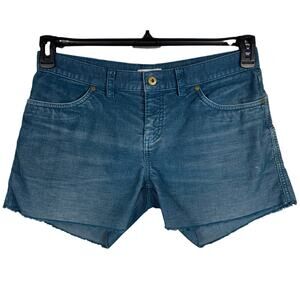 Carve Designs SZ 6 Oahu Corduroy Shorts Stretch Zip-Fly Mid-Rise Frayed Pockets